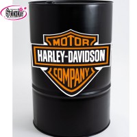 Stickers Autocollant pour Baril ou Bidon Harley Davidson 