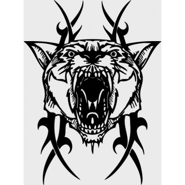 stickers Panthère Tribal
