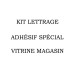 Kit Lettrage Adhésif Spécial Vitrine