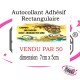 Autocollant Adhésif Rectangulaire pas cher •.¸¸ FRANCE STICKERS¸¸.• 