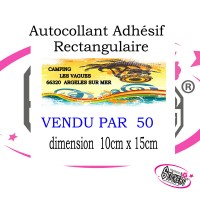 Autocollant Adhésif Rectangulaire