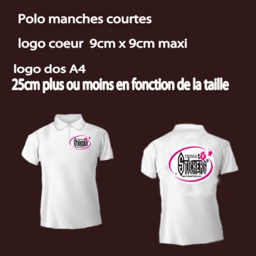 POLO logo coeur + logo dos A4