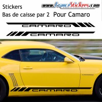 Stickers bas de caisse Chevrolet Camaro