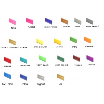 Vinyle au métrage 4/5 ans couleurs Mat