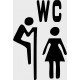 Stickers Autocollant Toilette