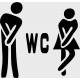 Stickers Autocollant Toilette