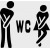 Stickers Autocollant Toilette