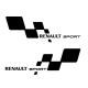 Stickers Autocollant Renault Sport 