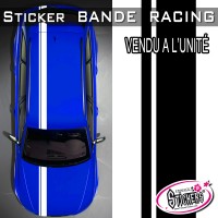 Stickers Racing 1 Bande + 1 liseret