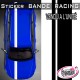 Stickers Racing 1 Bande + 1 liseret