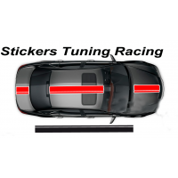 stickers bande racing véhicule