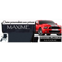 Chaise personnalisée avec prénom