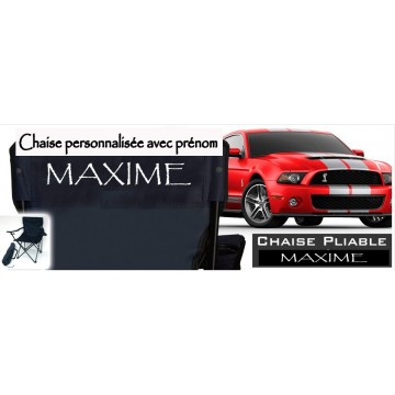 Chaise personnalisée avec prénom