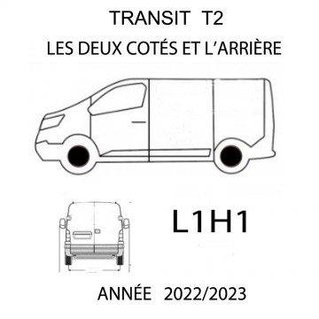 Adhésif FORD TRANSIT T2 ANNÉE 2022 - 2023