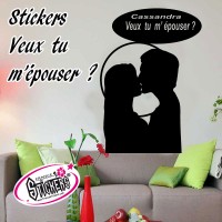Stickers Veux Tu mépouser 