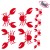 stickers Crabes par planche