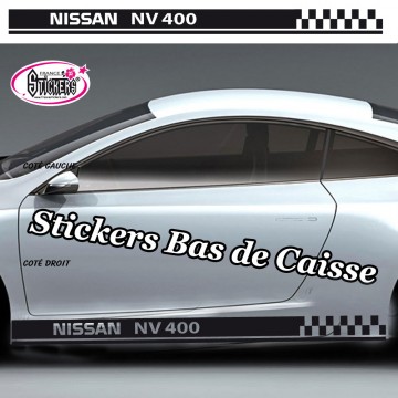 Stickers Bas de Caisse Personnalisé vendu par 2