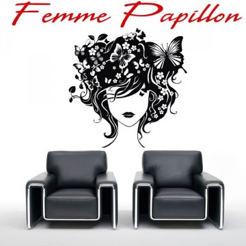 Stickers Papillon femme