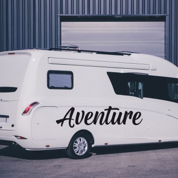 Stickers lettrage Aventure