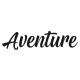 Stickers lettrage Aventure