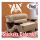 Stickers Autocollant Mariage colombe