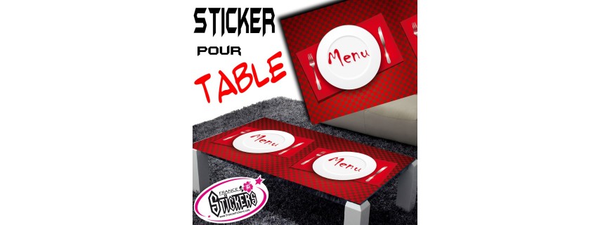 Stickers Pour Table