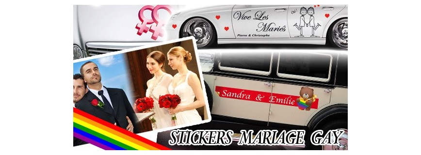 Stickers Mariage Gay