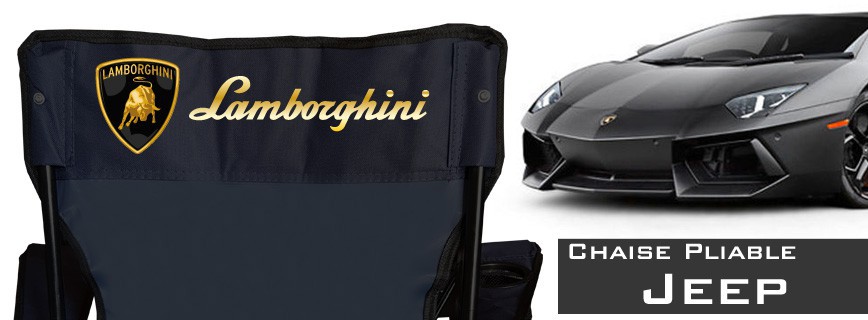 Lamborghini - Chaise Pliable Personnalisée