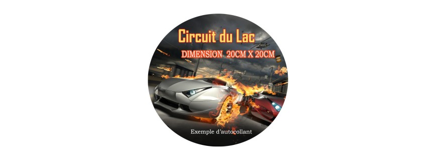 Autocollant Rond