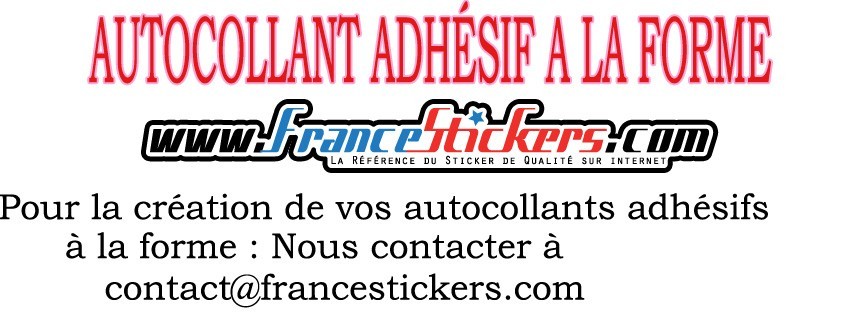 Étiquettes Autocollants à la Forme