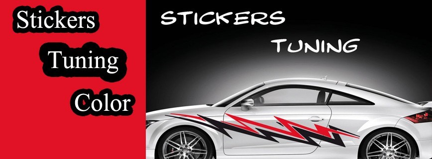 Stickers 2 couleurs